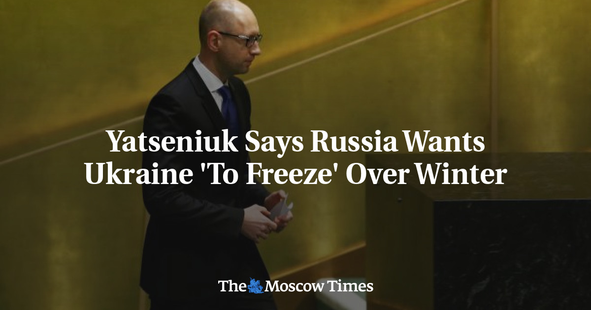 Yatseniuk mengatakan Rusia ingin Ukraina ‘membeku’ selama musim dingin