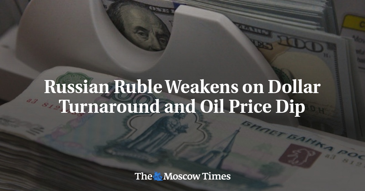 Rubel Rusia melemah karena pembalikan dolar dan penurunan harga minyak