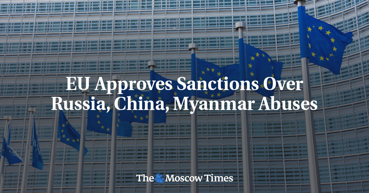 UE menyetujui sanksi atas pelanggaran oleh Rusia, China, dan Myanmar