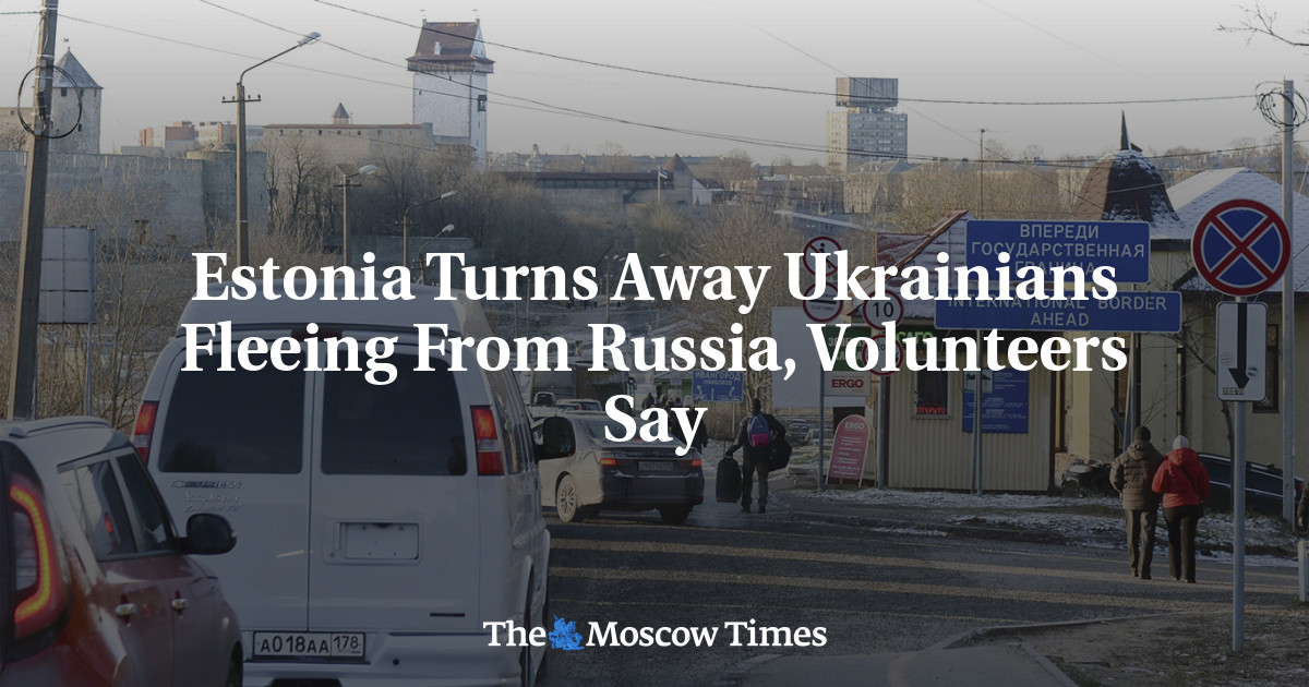 Эстония репатриирует бежавших из России украинцев, говорят волонтеры