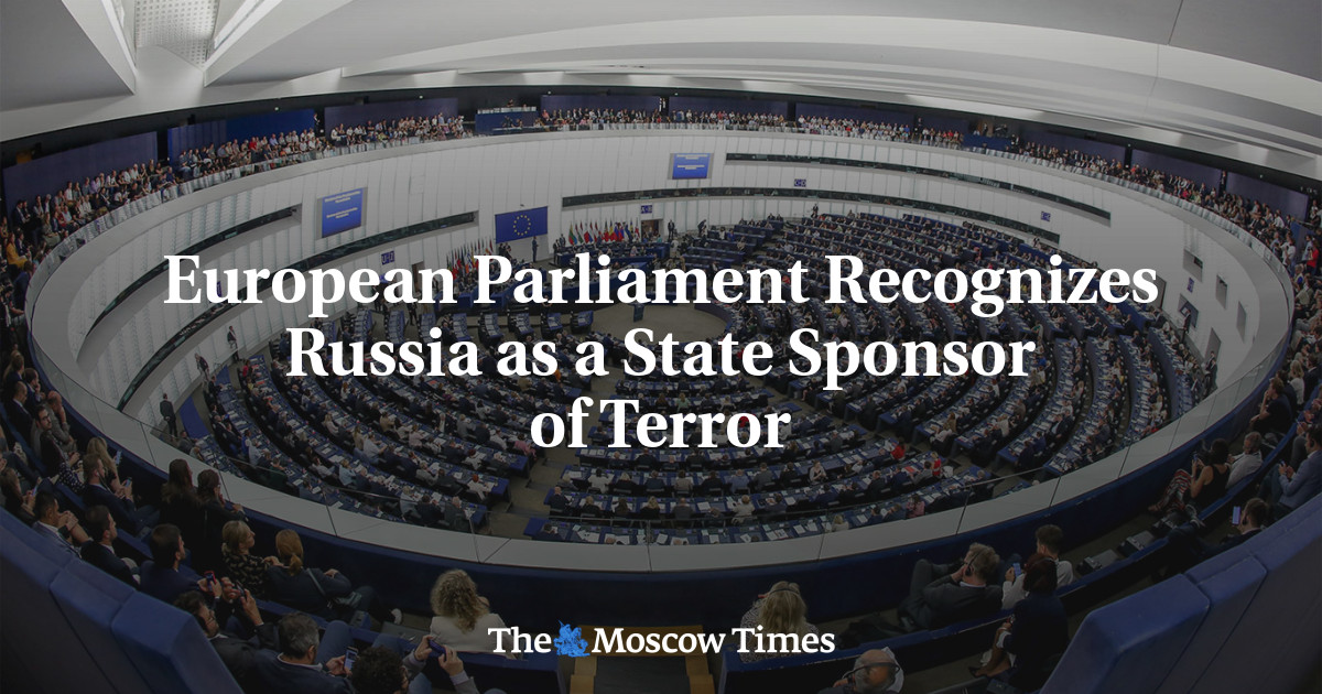 Parlemen Eropa mengakui Rusia sebagai negara sponsor terorisme