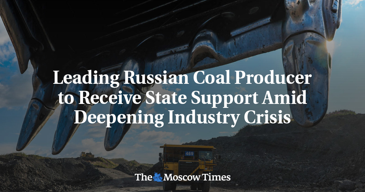 Leading Russian Coal Producer to Receive State Support Amid Deepening Industry Crisis
