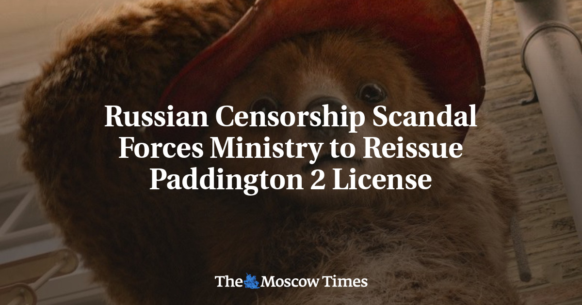 Russian Censorship Scandal Forces Ministry to Reissue Paddington 2 License