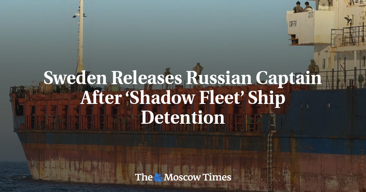 Sweden Releases Russian Captain After ‘Shadow Fleet’ Ship Detention