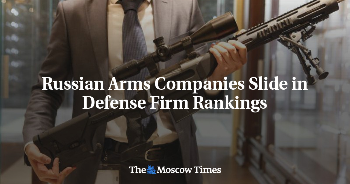 Russian Arms Companies Slide in Defense Firm Rankings