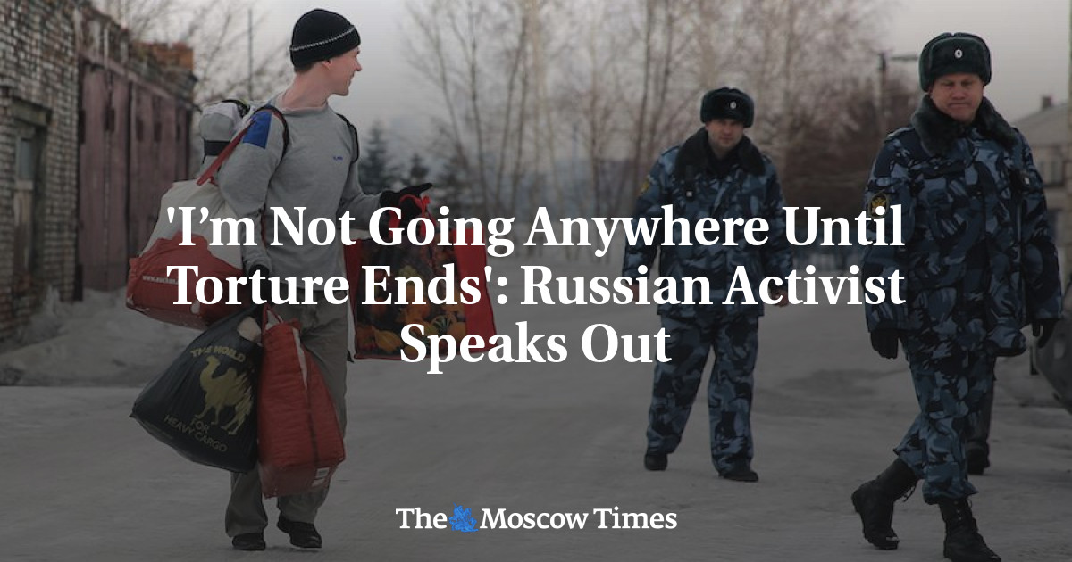 ‘Saya tidak akan kemana-mana sampai penyiksaan berakhir’: Aktivis Rusia angkat bicara