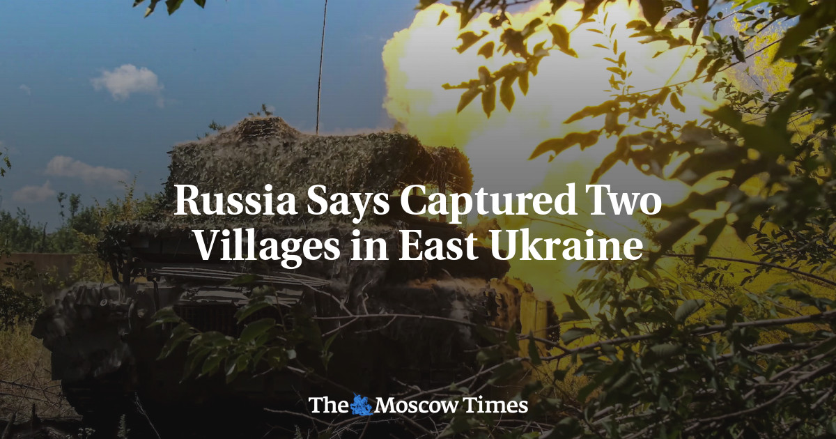 Россия заявляет, что захватила два села на востоке Украины