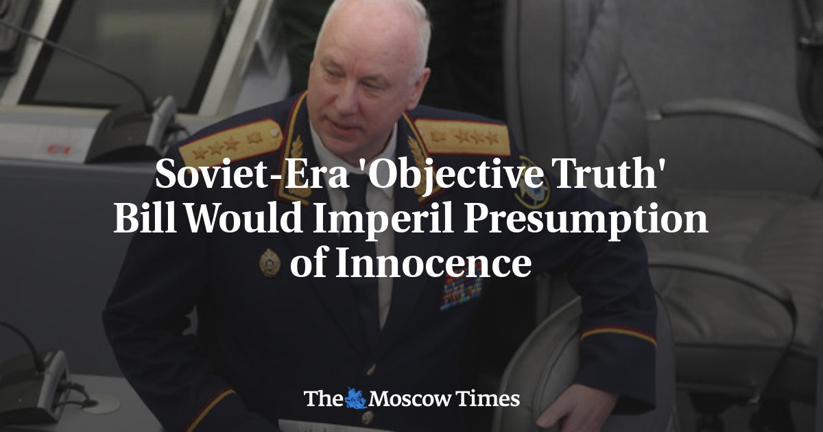 RUU ‘Objective Truth’ era Soviet akan merusak asas praduga tak bersalah