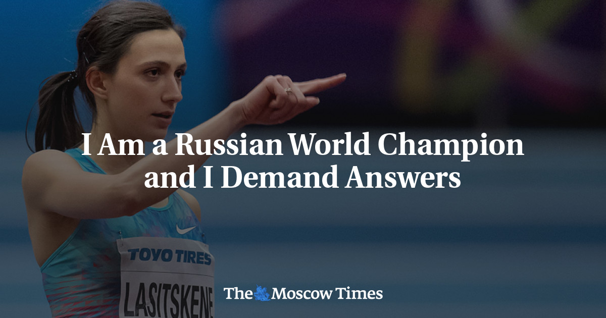 Saya seorang juara dunia Rusia dan saya menuntut jawaban