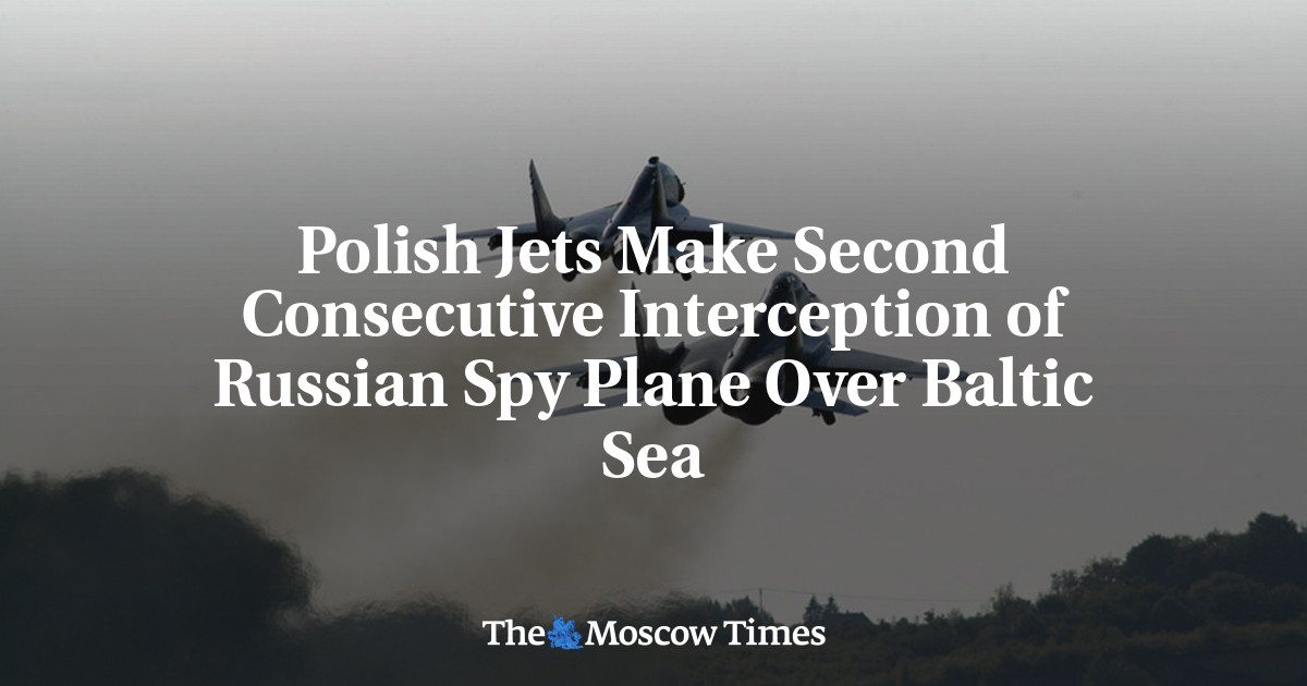 Polish Jets Make Second Consecutive Interception of Russian Spy Plane Over Baltic Sea