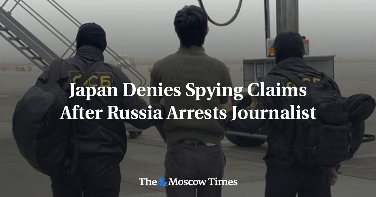 Japan Denies Spying Claims After Russia Arrests Journalist