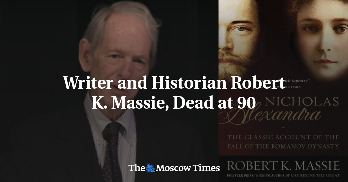Writer and Historian Robert K. Massie, Dead at 90 The Moscow Times