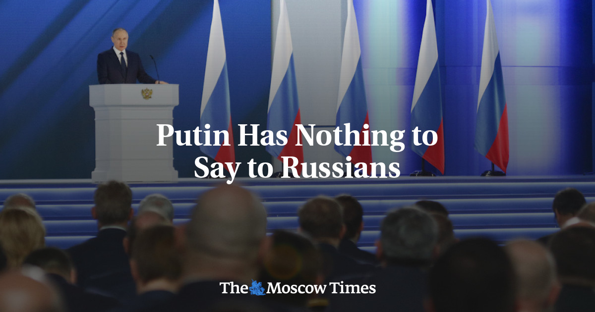 Putin tidak mengatakan apa-apa kepada orang Rusia