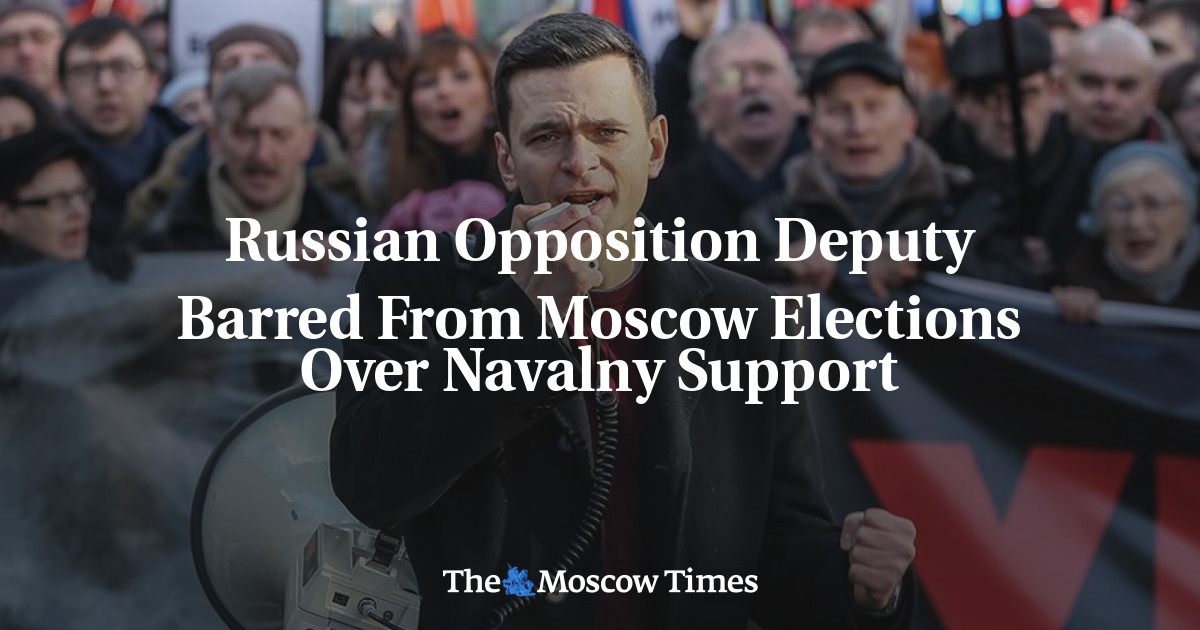 Russian Opposition Deputy Barred From Moscow Elections Over Navalny ...