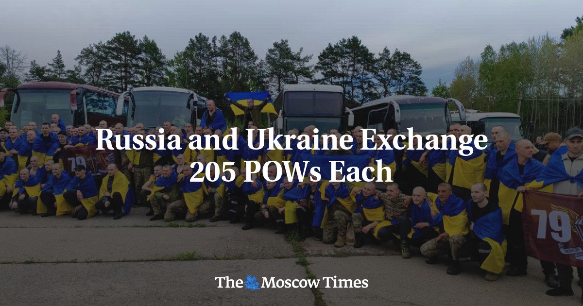 Russia and Ukraine Exchange 205 POWs Each