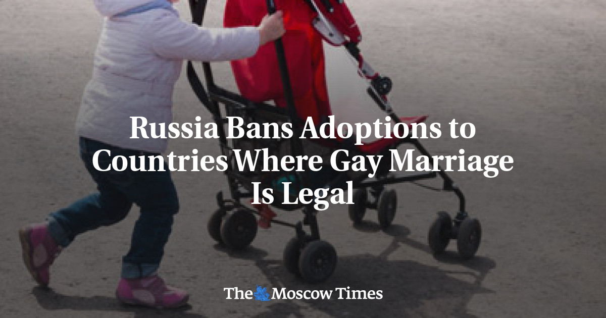 Russia Bans Adoptions To Countries Where Gay Marriage Is Legal