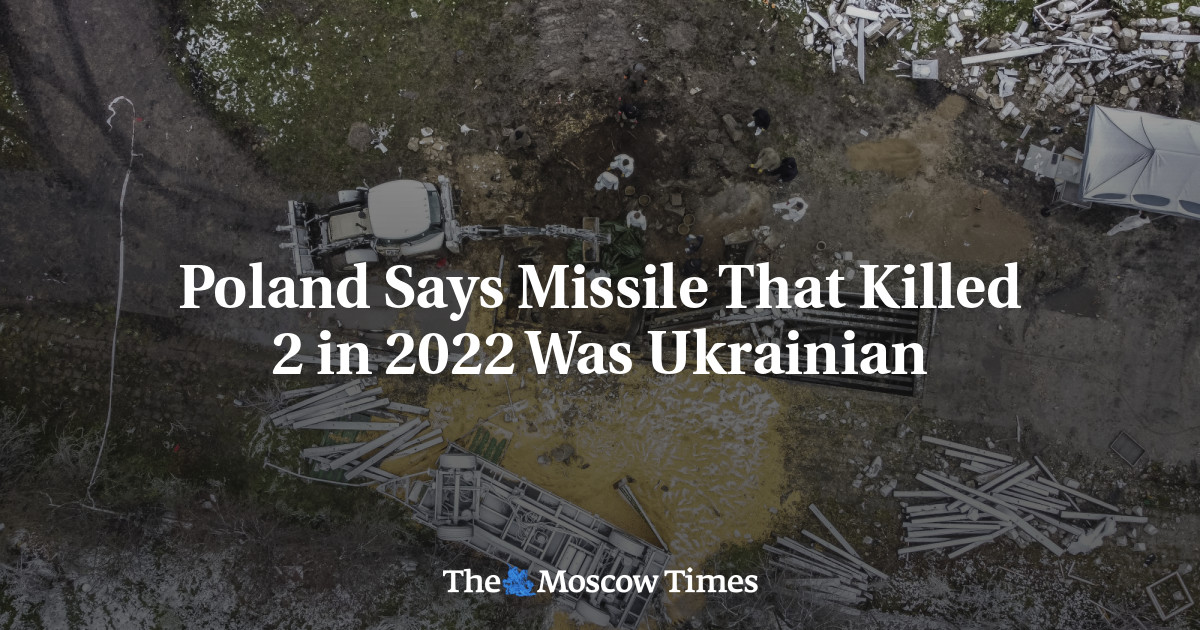 Польша заявила, что ракета, унесшая жизни двух человек в 2022 году, была украинской