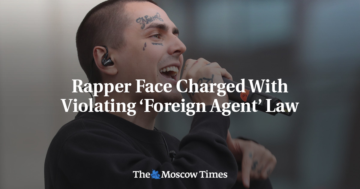 Rapper Face Charged With Violating ‘Foreign Agent’ Law