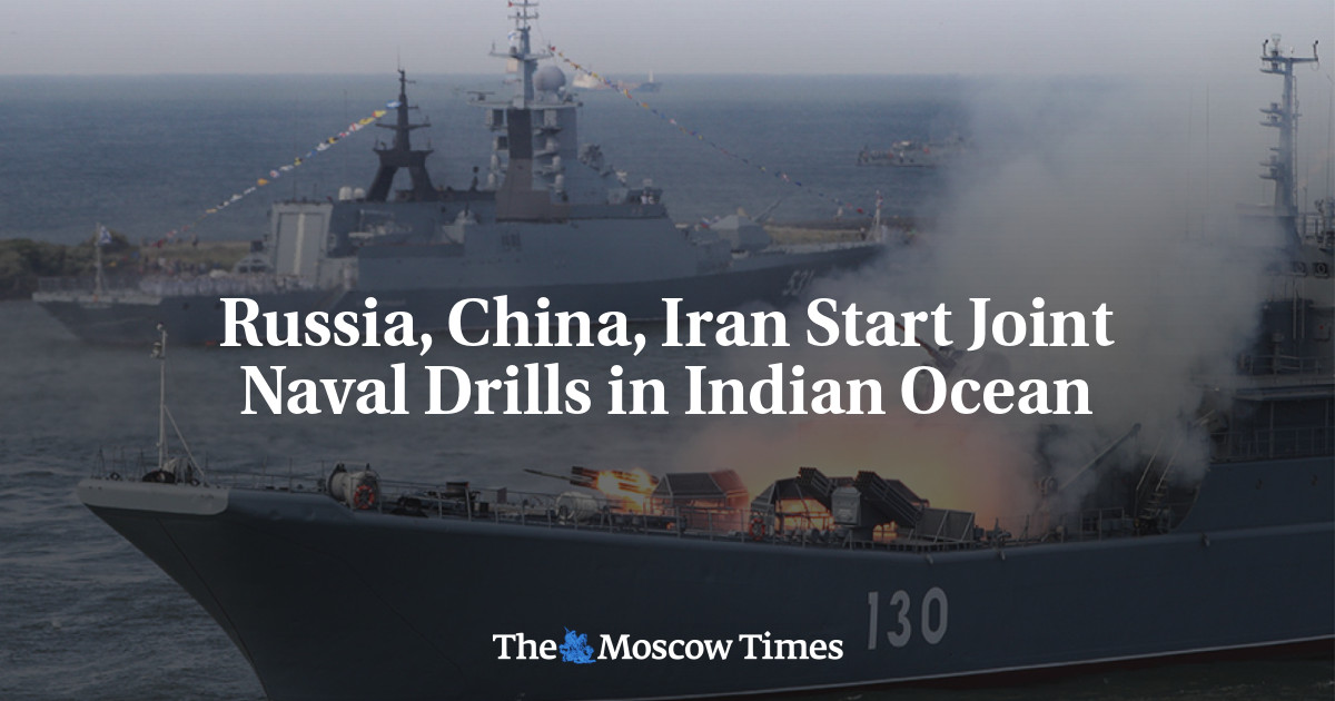 Rusia, China, Iran Mulai Latihan Bersama Angkatan Laut di Samudera Hindia