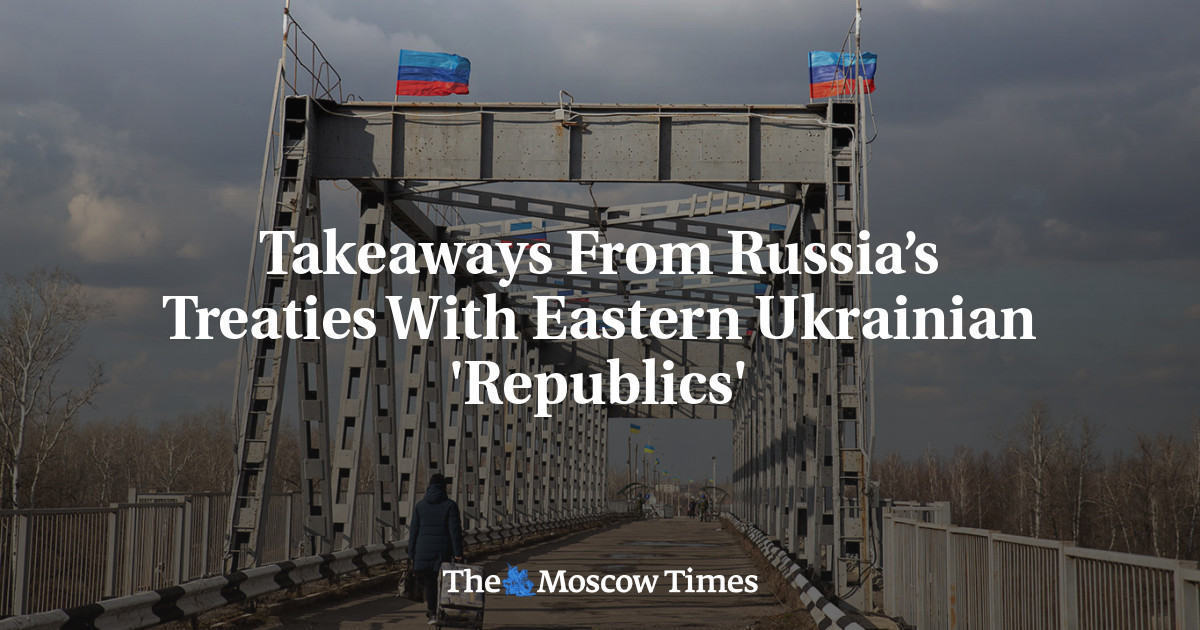 Menarik diri dari Perjanjian Rusia dengan ‘Republik’ Ukraina Timur