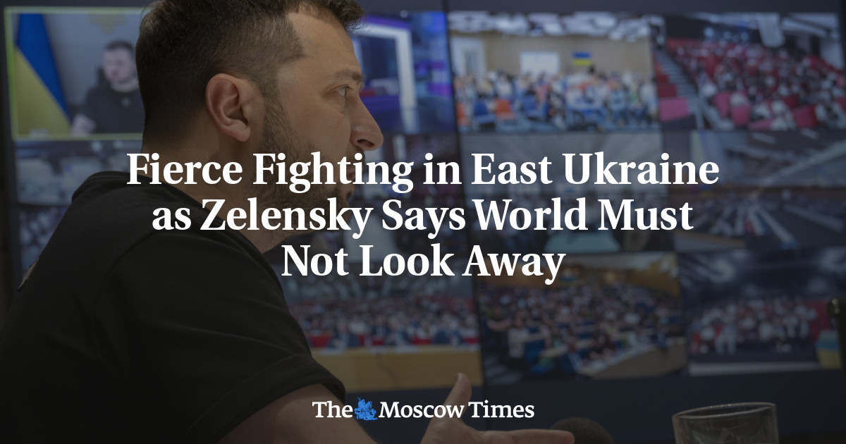 Pertempuran sengit di timur Ukraina seperti yang dikatakan Zelensky agar dunia tidak berpaling