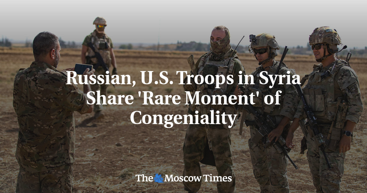 Russian and US forces in Syria share a ‘rare moment’ of kindness
