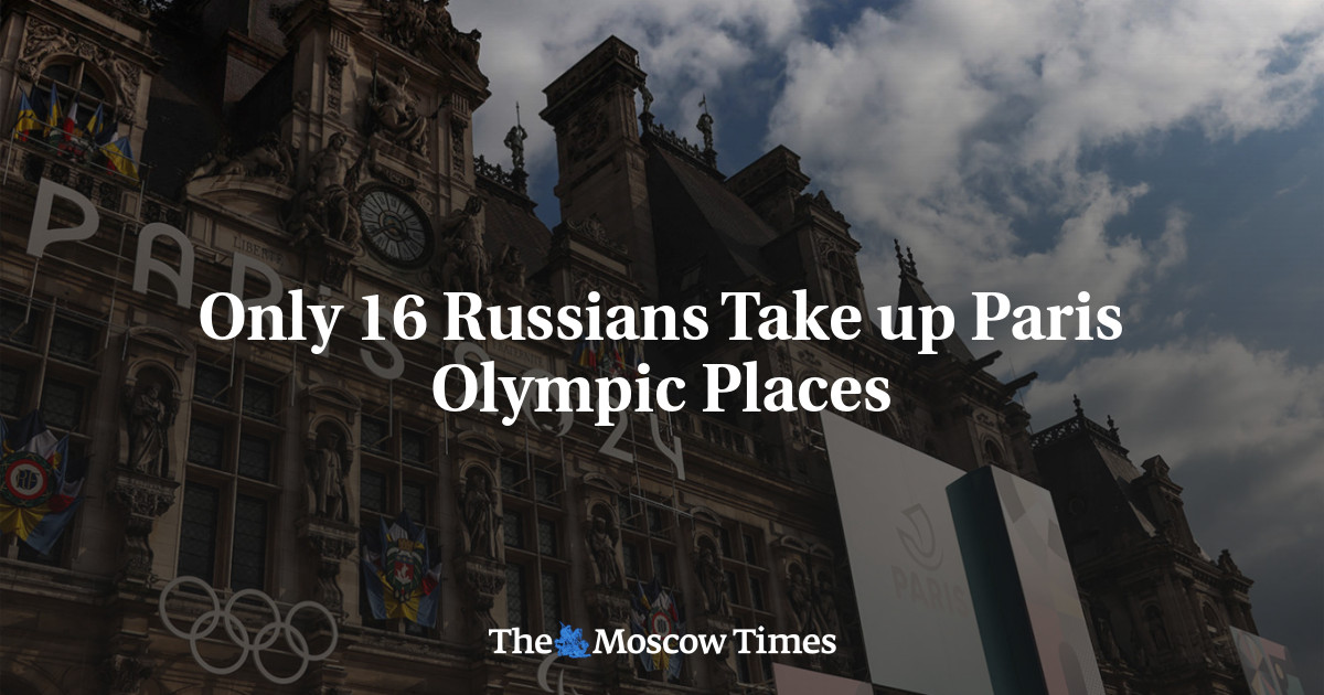 Only 16 Russians Take up Paris Olympic Places