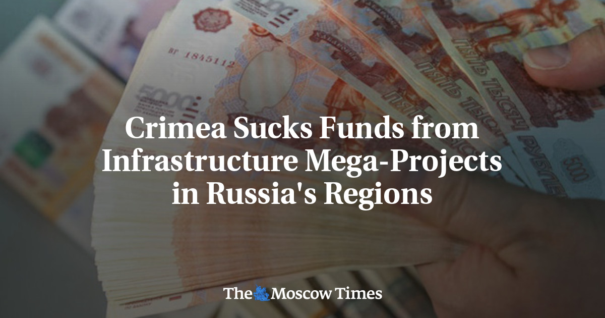 Krimea menyedot dana dari mega proyek infrastruktur di wilayah Rusia