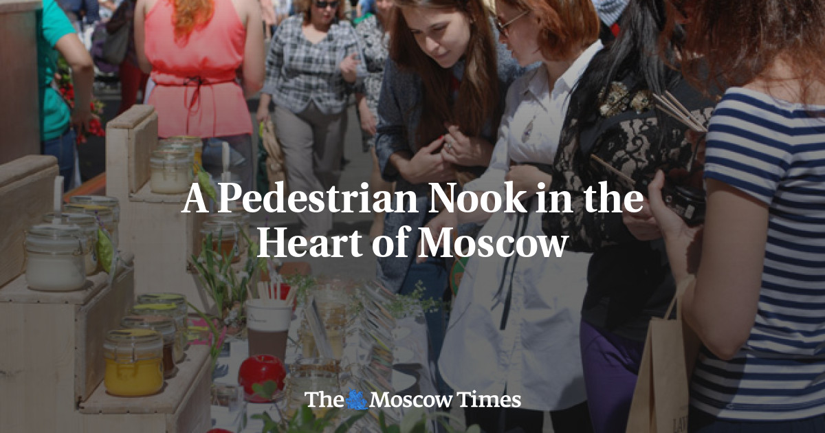 Sudut pejalan kaki di jantung kota Moskow