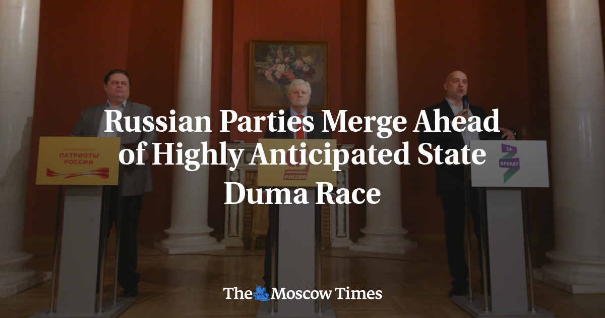 Russian Parties Merge Ahead Of Highly Anticipated State Duma Race - The 