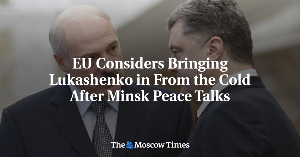UE mempertimbangkan untuk tidak melibatkan Lukashenko dalam perundingan perdamaian Minsk