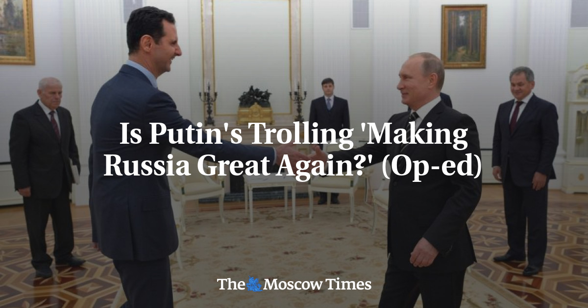 Apakah Trolling Putin ‘Membuat Rusia Hebat Lagi?’  (Op-ed)