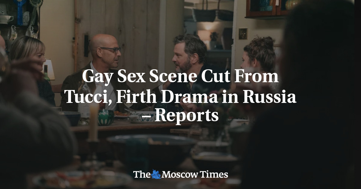 Gay Sex Scene Cut From Tucci Firth Drama In Russia Reports The