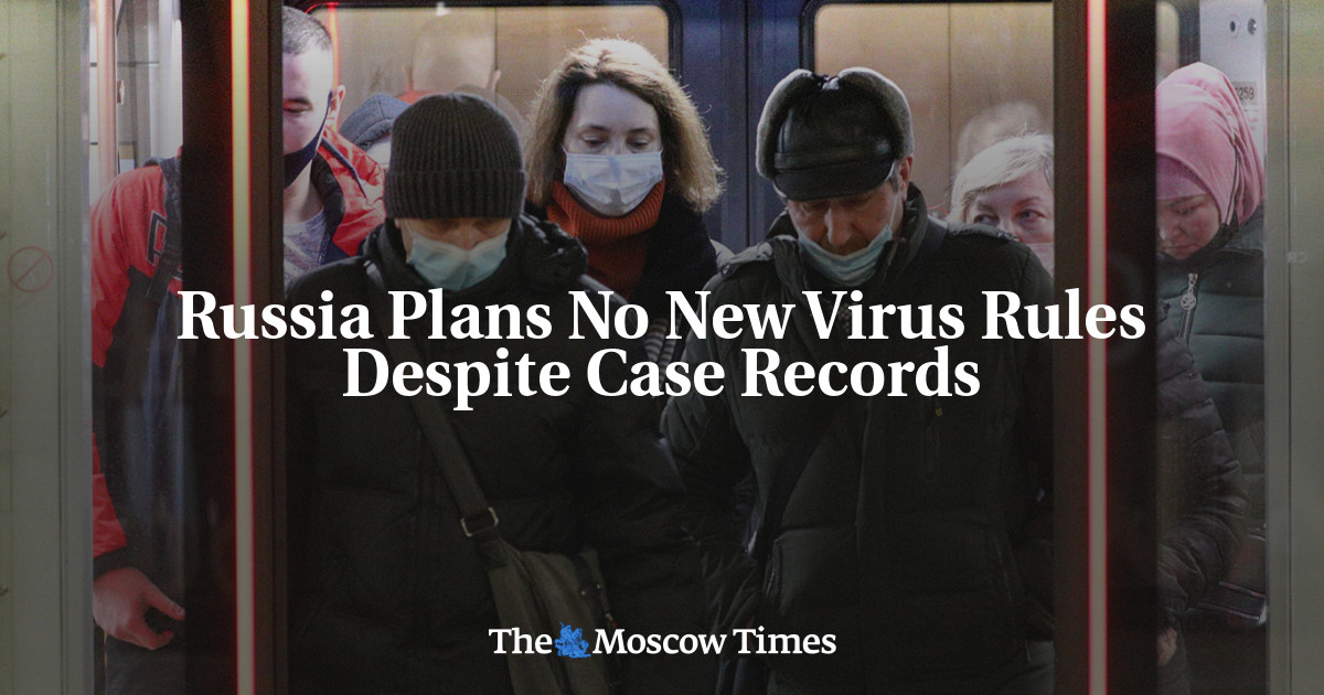 Rusia tidak merencanakan aturan virus baru meskipun ada catatan kasus
