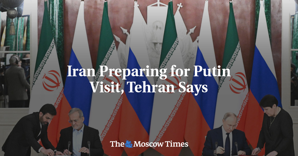 Iran Preparing for Putin Visit, Tehran Says