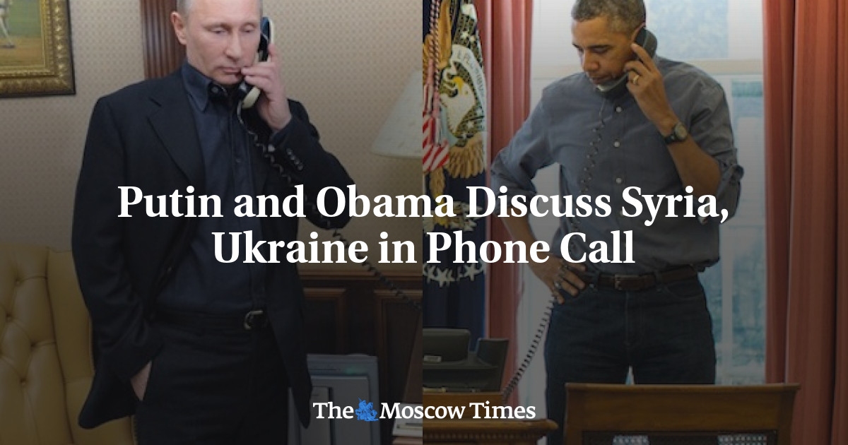 Putin dan Obama membahas Suriah, Ukraina melalui telepon