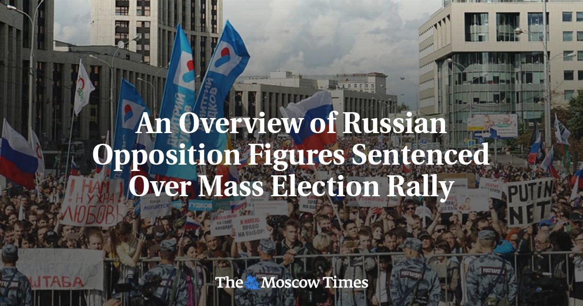 Tinjauan terhadap tokoh-tokoh oposisi Rusia yang dijatuhi hukuman atas unjuk rasa pemilihan massal