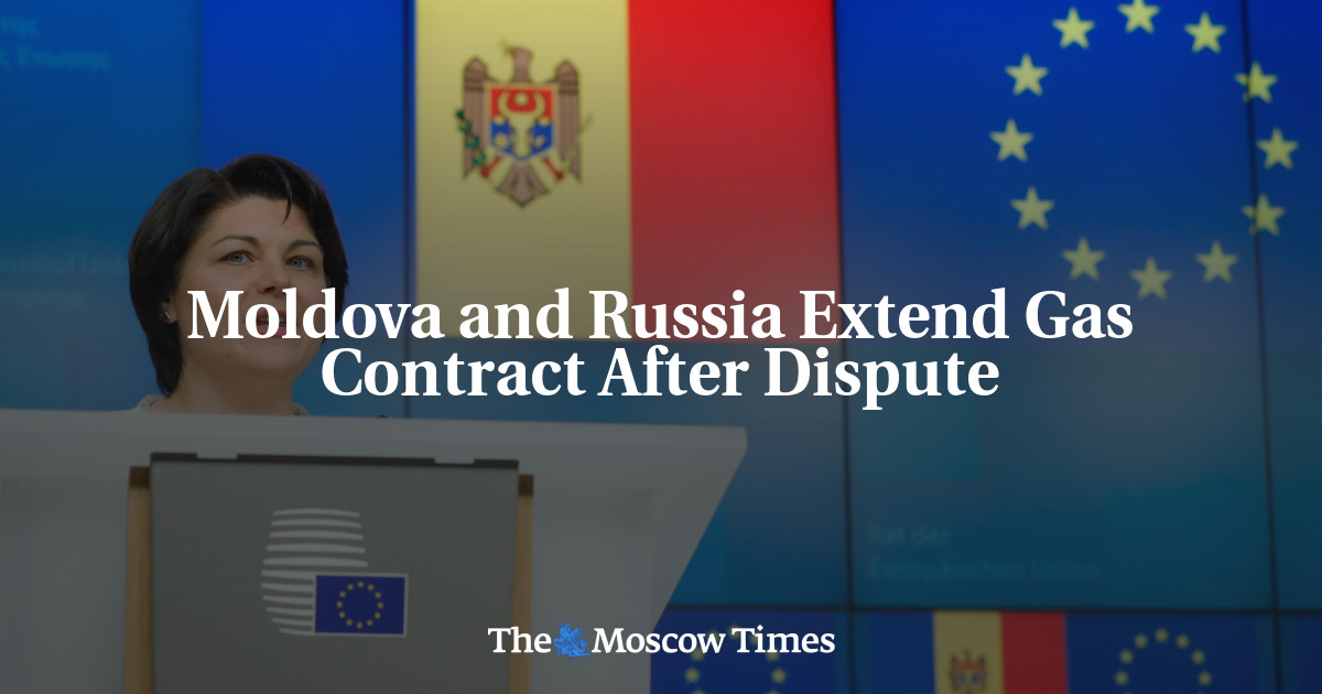 Moldova dan Rusia memperpanjang kontrak gas setelah perselisihan