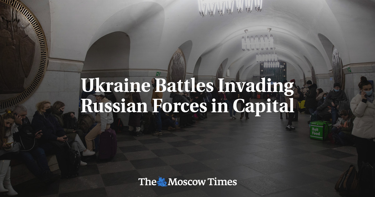 Pertempuran Ukraina menyerang pasukan Rusia di ibu kota