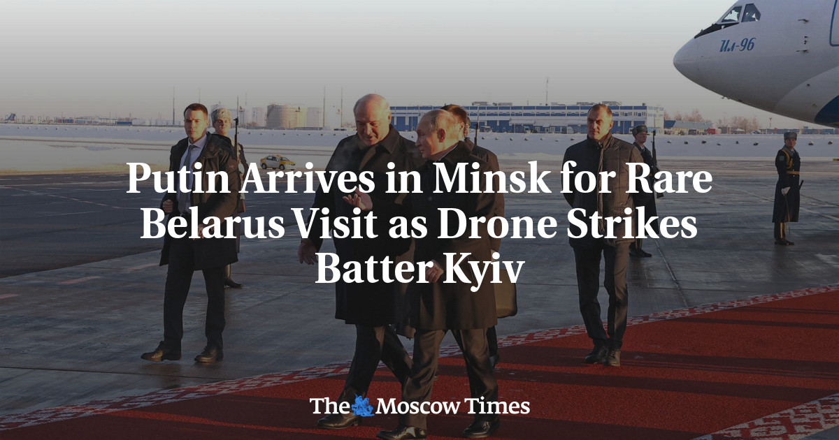 Putin tiba di Minsk untuk kunjungan langka ke Belarus saat drone menyerang Kiev