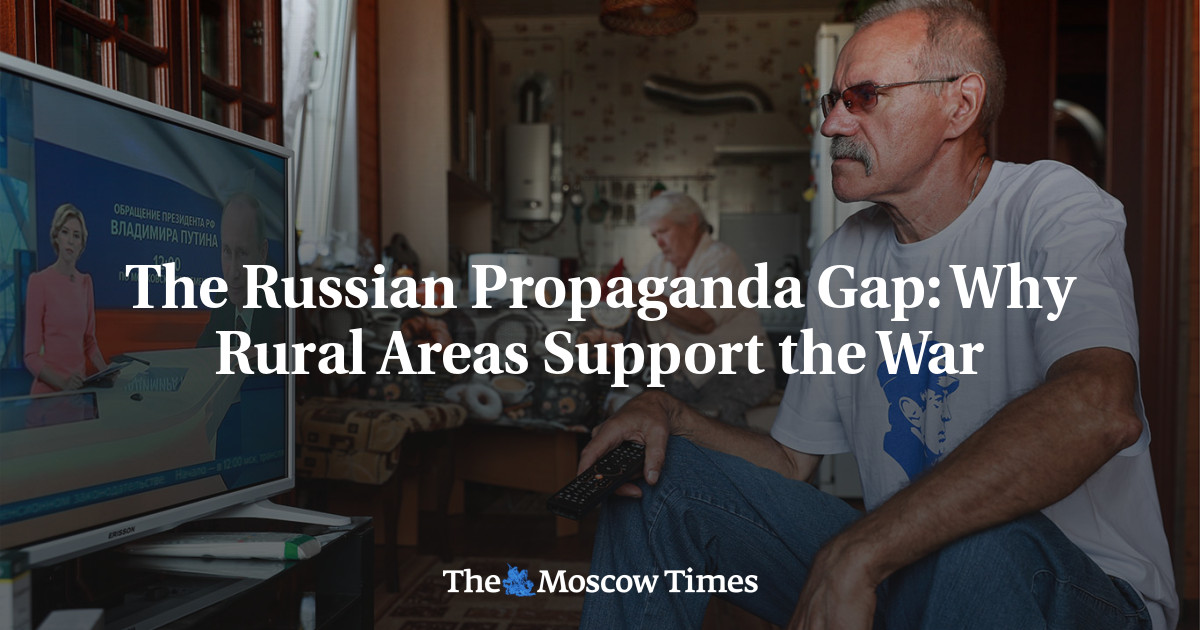 The Russian Propaganda Gap: Why Rural Areas Support the War