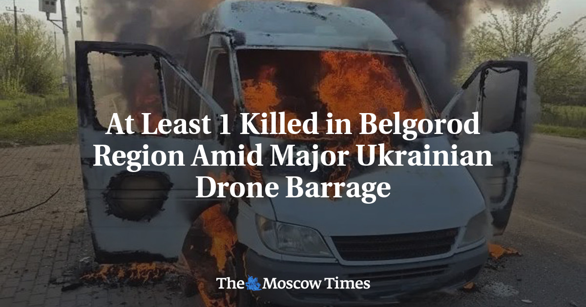 At Least 1 Killed in Belgorod Region Amid Major Ukrainian Drone Barrage Against Russia