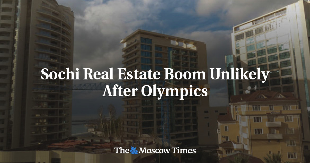 Sochi Real Estate Boom Unlikely After Olympics