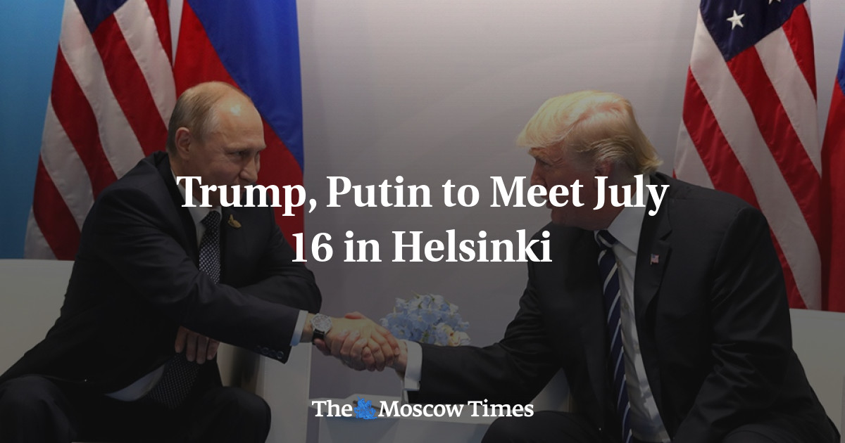 Trump, Putin bertemu 16 Juli di Helsinki