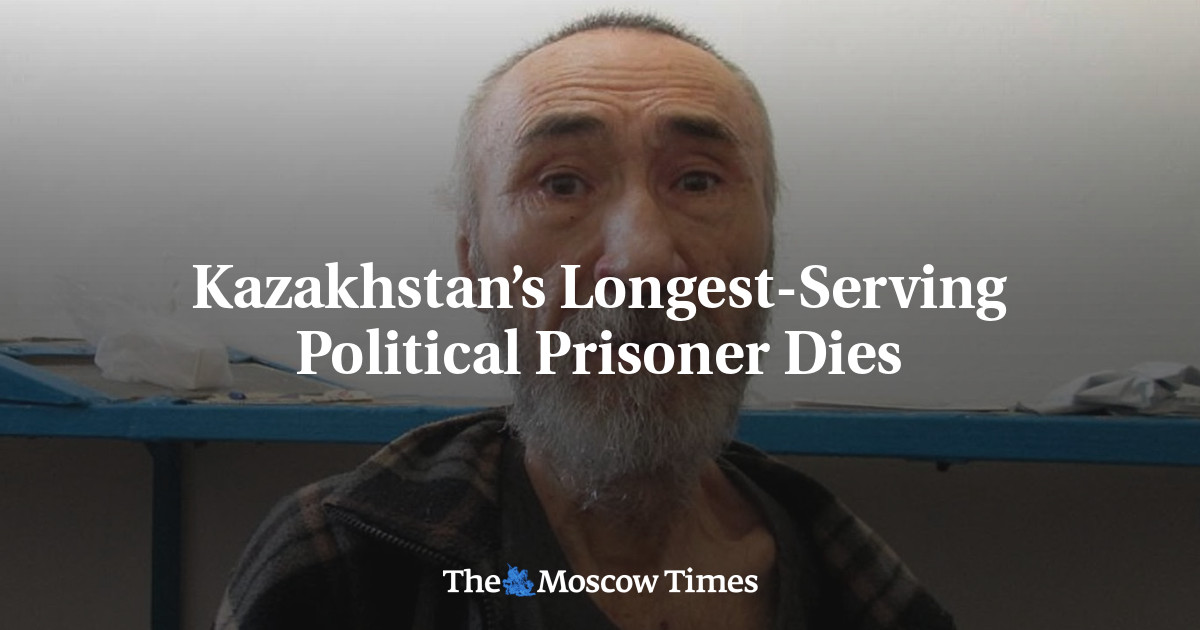 Tahanan politik terlama di Kazakhstan meninggal