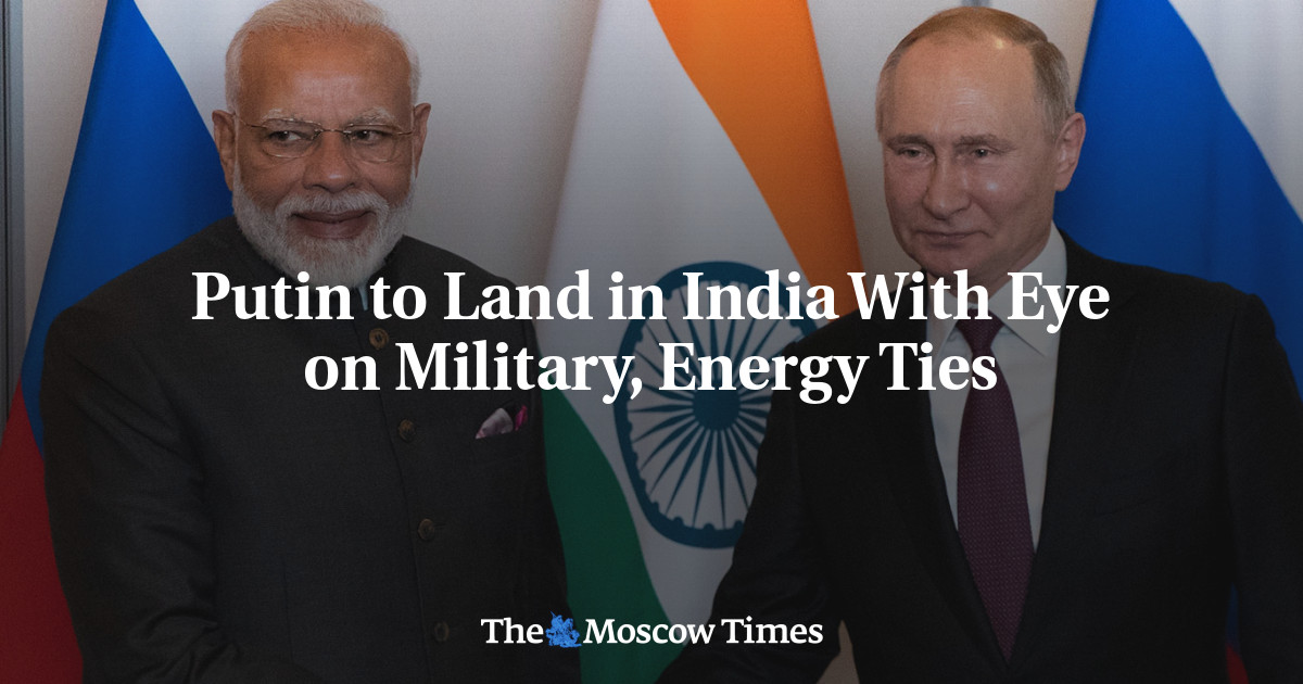 Putin mendarat di India dengan tujuan untuk menjalin hubungan militer dan energi