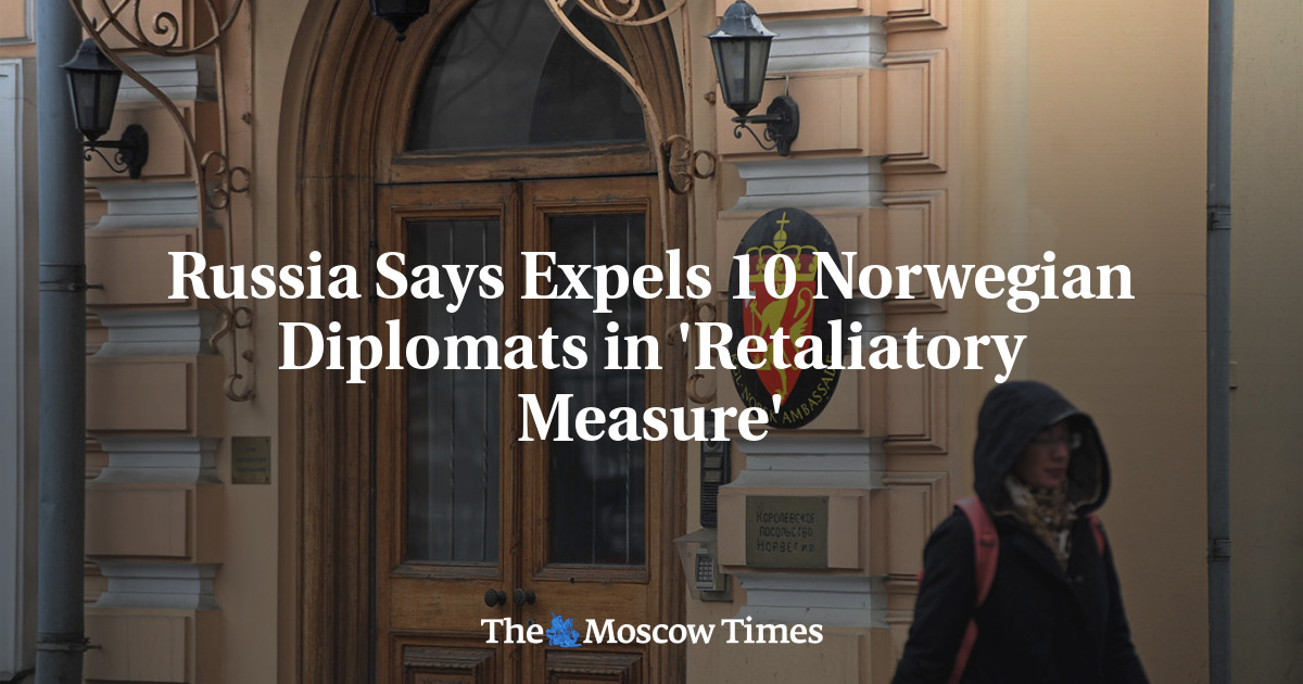 Russia Says Expels 10 Norwegian Diplomats In Retaliatory Measure