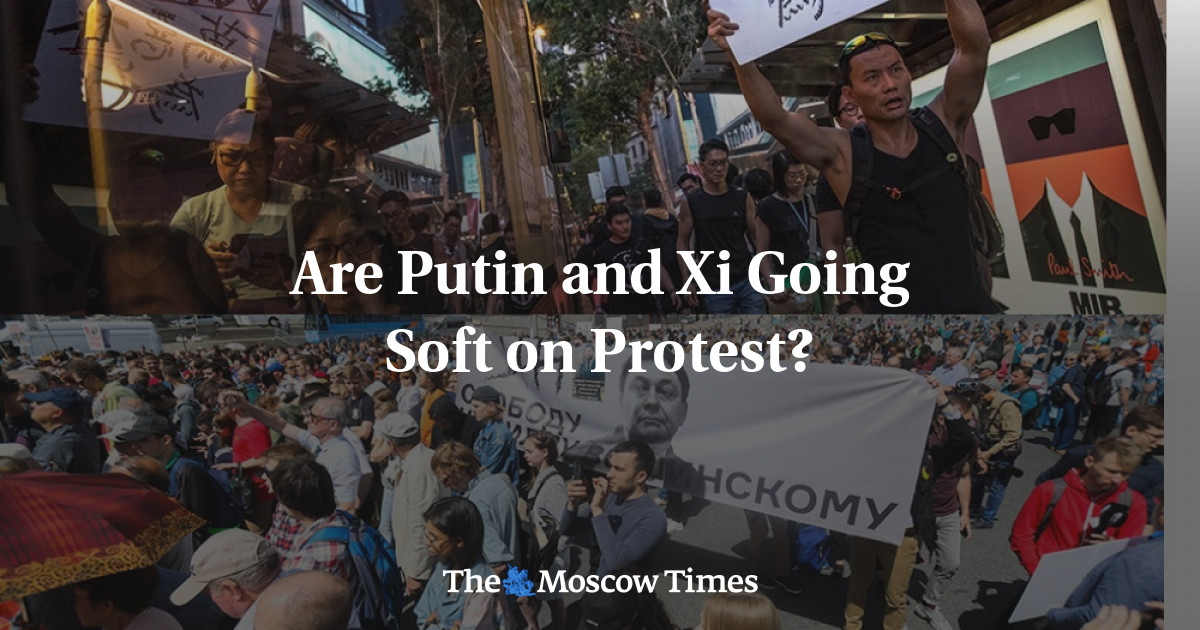 Apakah Putin dan Xi bersikap lunak terhadap protes?