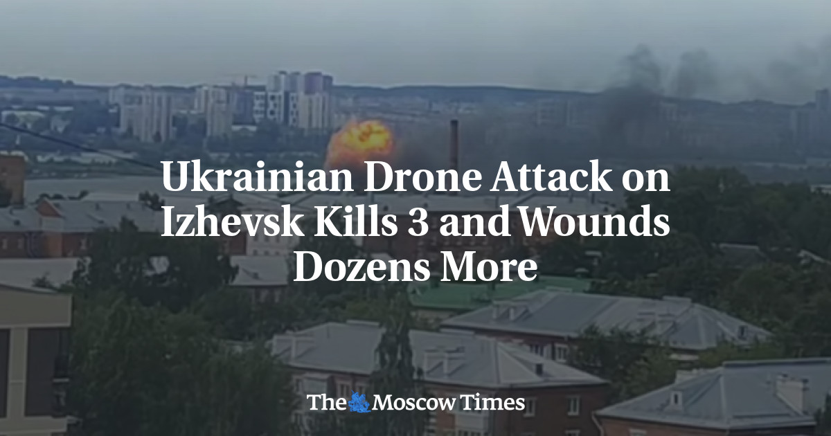 Ukrainian Drone Attack on Izhevsk Kills 3 and Wounds Dozens More