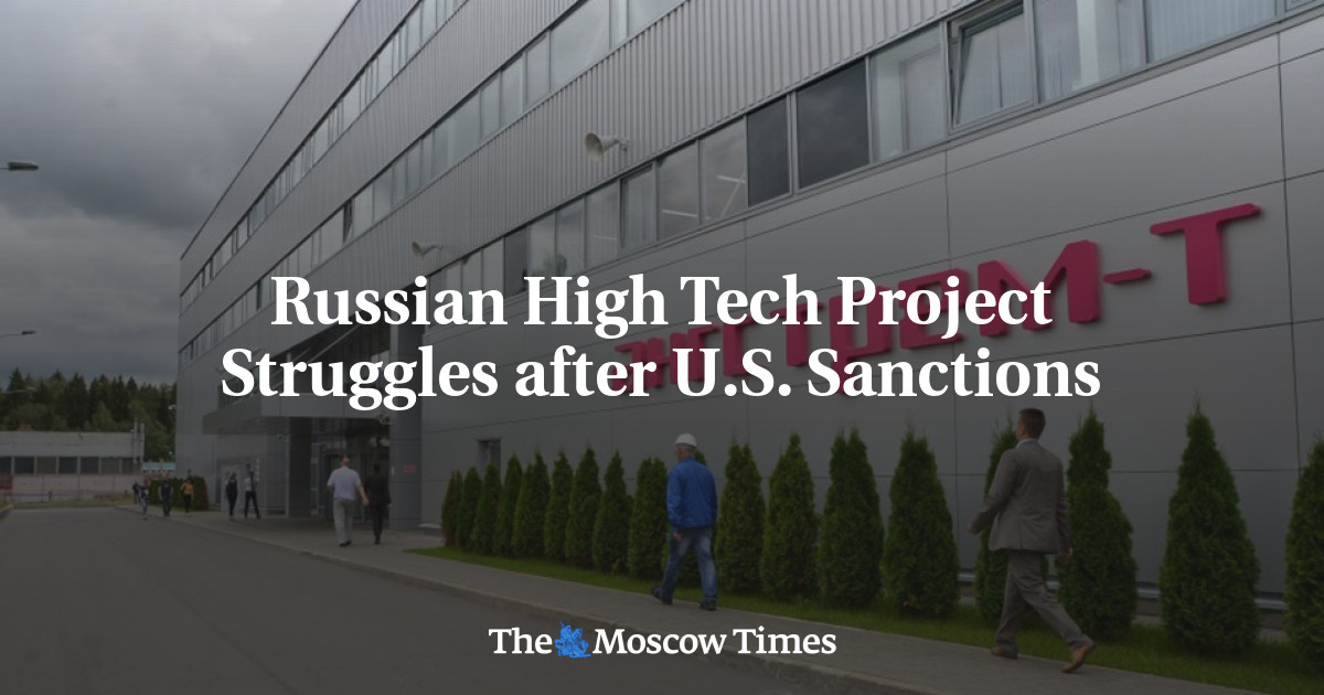 Proyek teknologi tinggi Rusia berjuang setelah sanksi AS